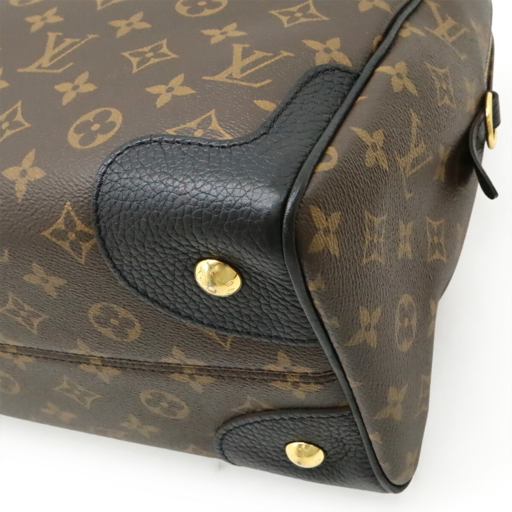 LOUIS VUITTON Authentic Black Monogram Tote Bag - Picture 4 of 9